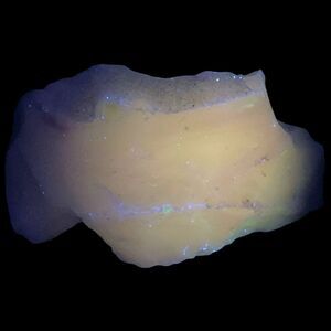 Lime Green Art Glass Cullet Glowing Manganese‎ Slag Glass #4GX279